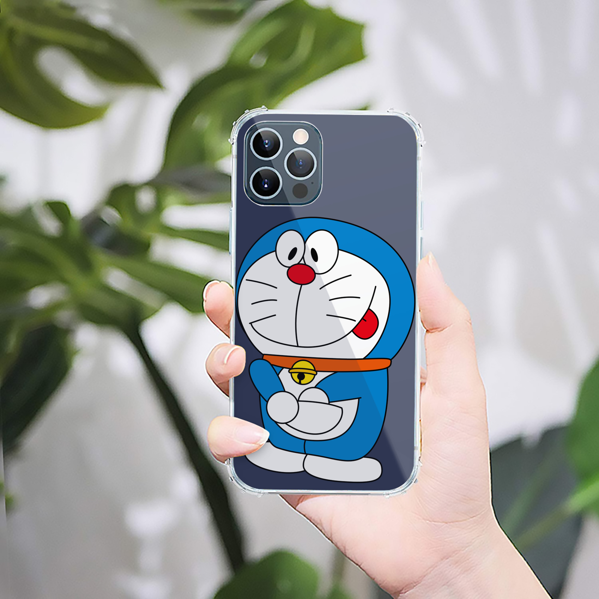 （画像用） ドラえもん Doraemon 【iPhone 12シリーズ対応】透明スマホケース（クリアソフトケース）